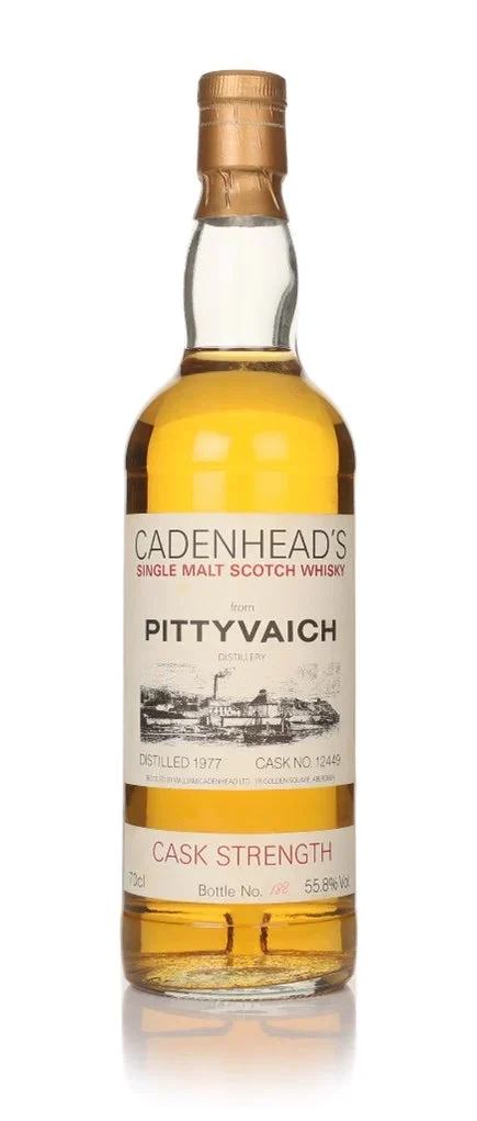Pittyvaich 1977 Single Cask #12449 Cadenhead's Single Malt Scotch Whisky | 700ML - Whiskey