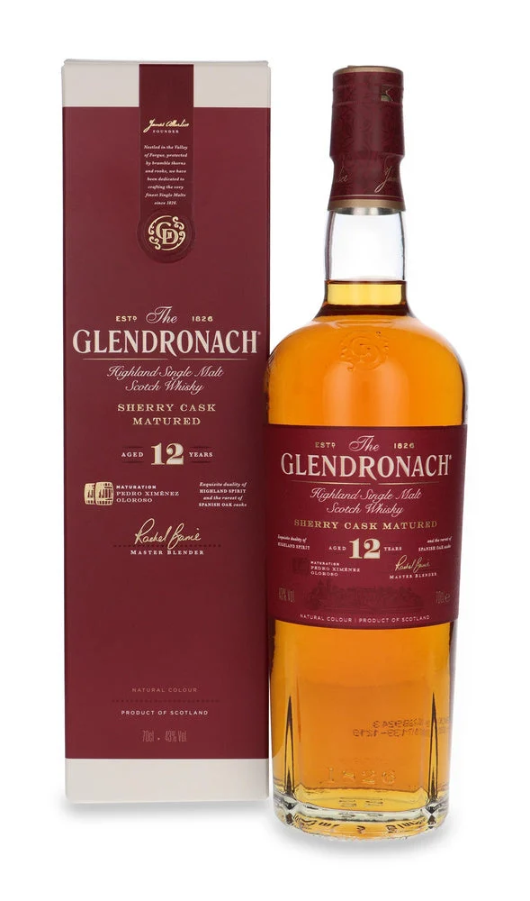 GlenDronach Sherry Cask Matured 12 Year Old Single Malt Scotch Whisky | 700ML - Whiskey