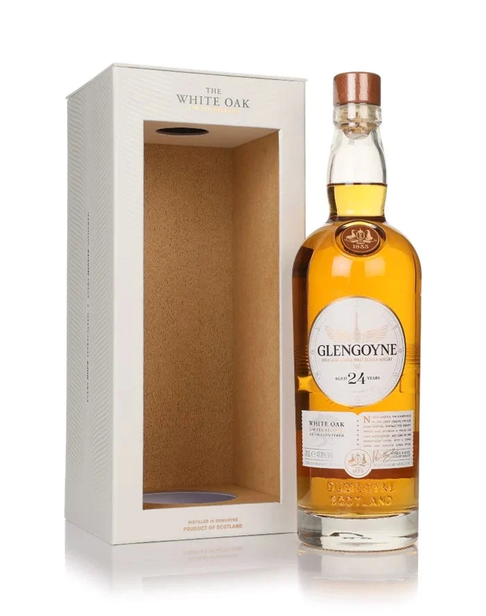 Glengoyne 24 Year Old White Oak Single Malt Scotch Whisky | 700ML - Whiskey