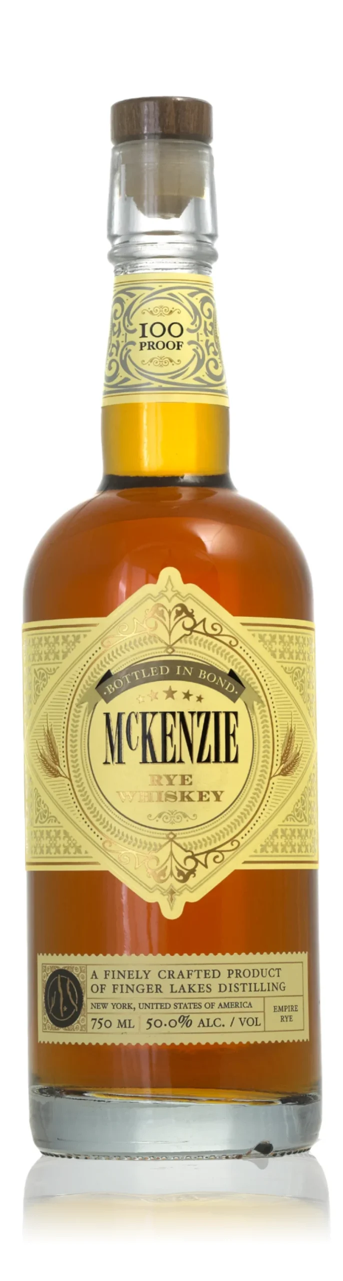 Finger Lakes Distilling McKenzie Bottled in Bond 6 Year Old Rye Whiskey