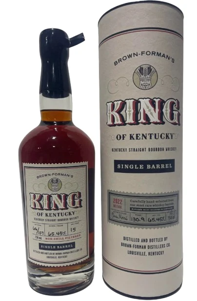 Brown Forman's 2022 King of Kentucky 15 Year Old 130.9 Proof Single Kentucky Straight Bourbon Whiskey