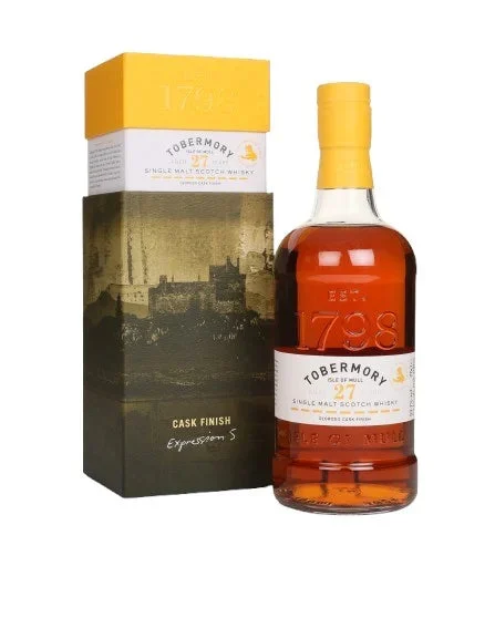 Tobermory 27 Year Old Oloroso Cask Finish (The Waymarker) Single Malt Scotch Whisky | 700ML - Whiskey