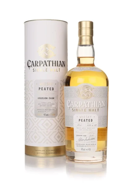Carpathian Bourbon Cask Peated Collection Single Malt Whisky | 700ML - Whiskey