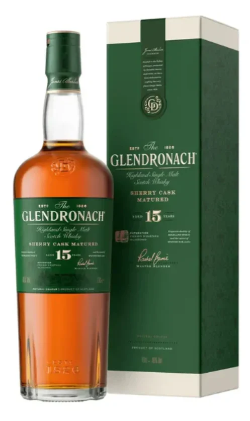 GlenDronach Aged 15 Year Old Single Malt Scotch Whisky | 700ML - Whiskey