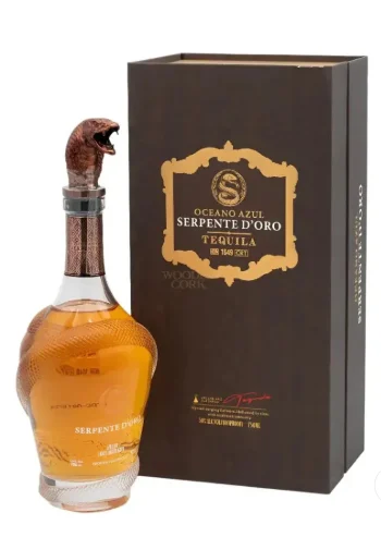 Oceano Azul Serpente D'oro 50% Anejo Tequila