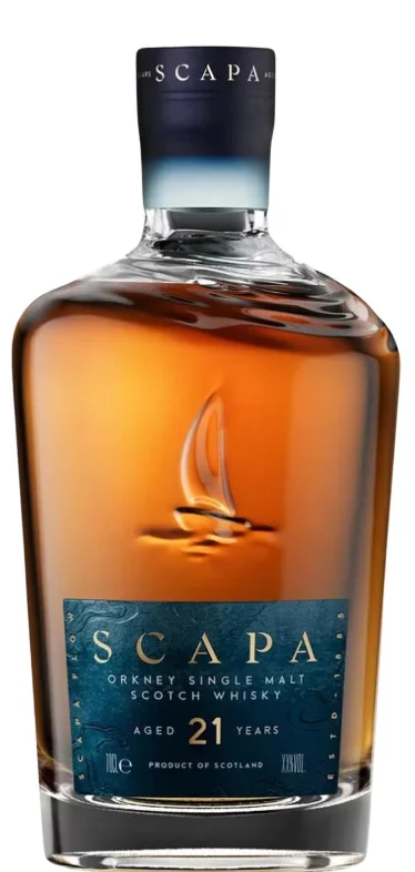 Scapa 21 Year Old Single Malt Scotch Whisky | 700ML - Whiskey
