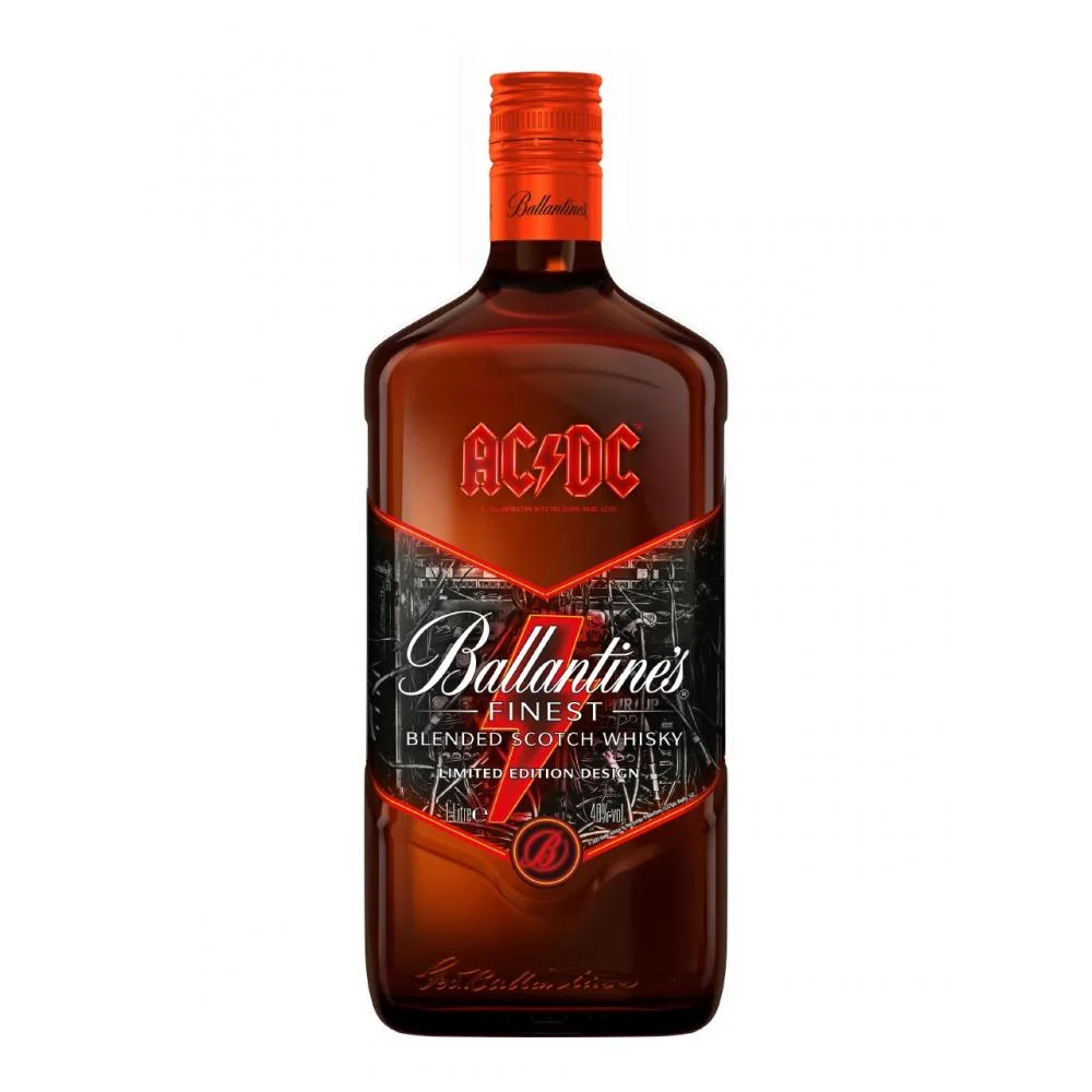 Ballantine's Finest AC/DC Limited Edition Blended Scotch Whisky | 1L - Whiskey