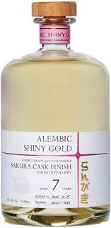 Alembic Shiny Gold 7 Year Old Sakura Cask Finish Japanese Whisky - Whiskey