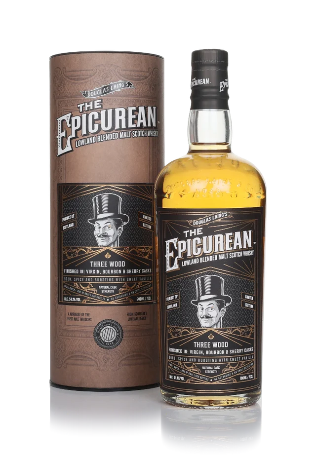 The Epicurean Three Wood Finish Blended Malt Scotch Whisky | 700ML - Whiskey