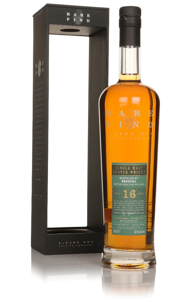 Braeval 16 Year Old 2009 (Rare Find) Single Malt Scotch Whisky | 700ML - Whiskey
