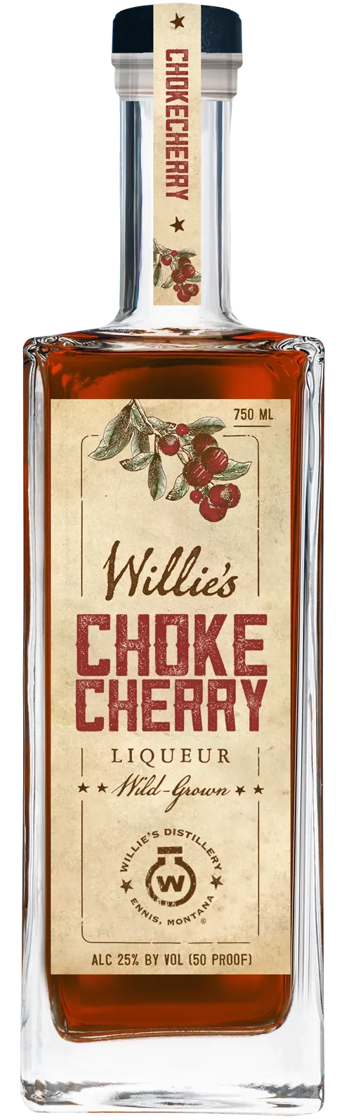 Willie's Montana Choke Cherry Liqueur
