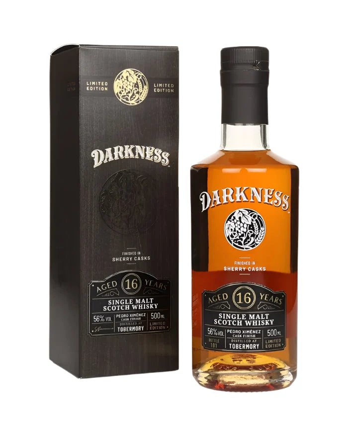 Tobermory 16 Year Old Pedro Ximénez Cask Finish (Darkness) Single Malt Scotch Whisky | 500ML - Whiskey
