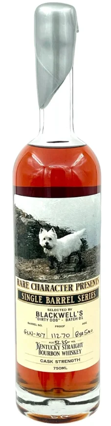 Rare Character X Blackwell's Dirty Dog Batch #1 Cask Strength Bourbon Whiskey
