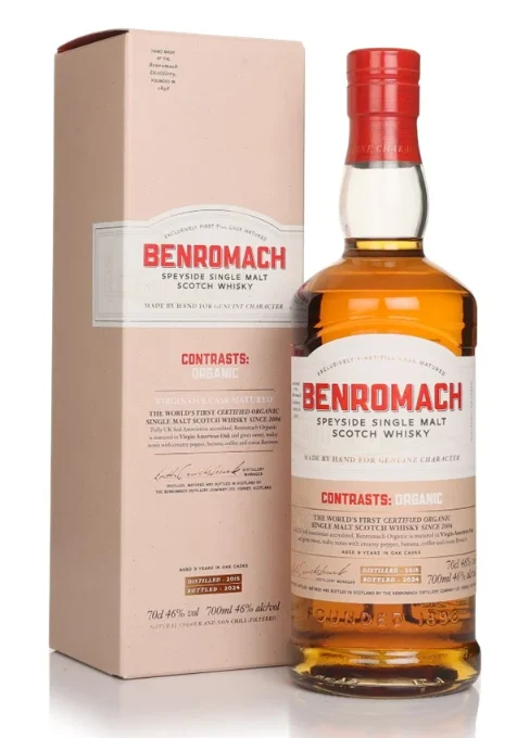 Benromach Contrasts Organic 2015 Single Malt Scotch Whisky | 700ML - Whiskey