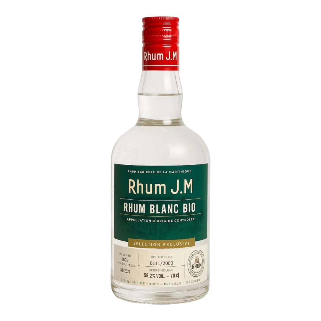 JM Rhum Blanc Bio Cuvée Confrerie du Rum | 700ML
