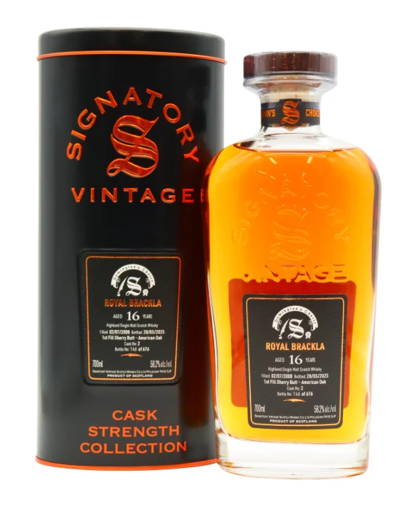 Royal Brackla Signatory Vintage Symington’s Choice Single Cask #2 16 Year Old · 2008 Vintage Single Malt Scotch Whisky | 700ML - Whiskey