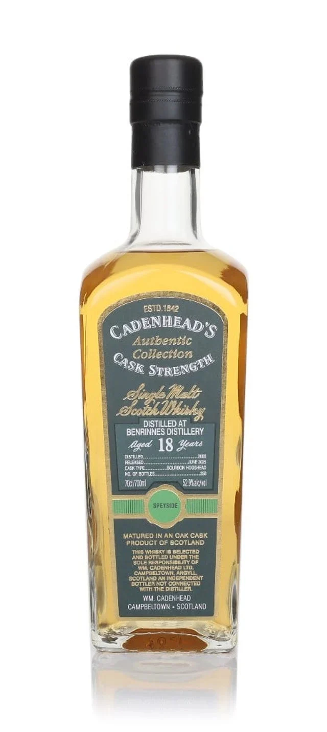 Benrinnes 18 Year Old 2006 - Cadenhead's Authentic Collection Single Malt Scotch Whisky | 700ML