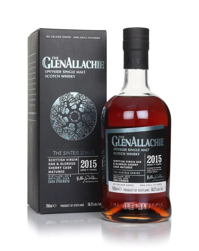 Glenallachie Sinteis Series Part Two - 2015 Scottish Virgin Oak and Oloroso Cask Matured Single Malt Scotch Whisky | 700ML