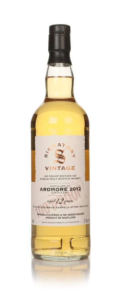 Ardmore 12 Year Old 2012 - 100 Proof Edition #21 (Signatory) Single Malt Scotch Whisky | 700ML