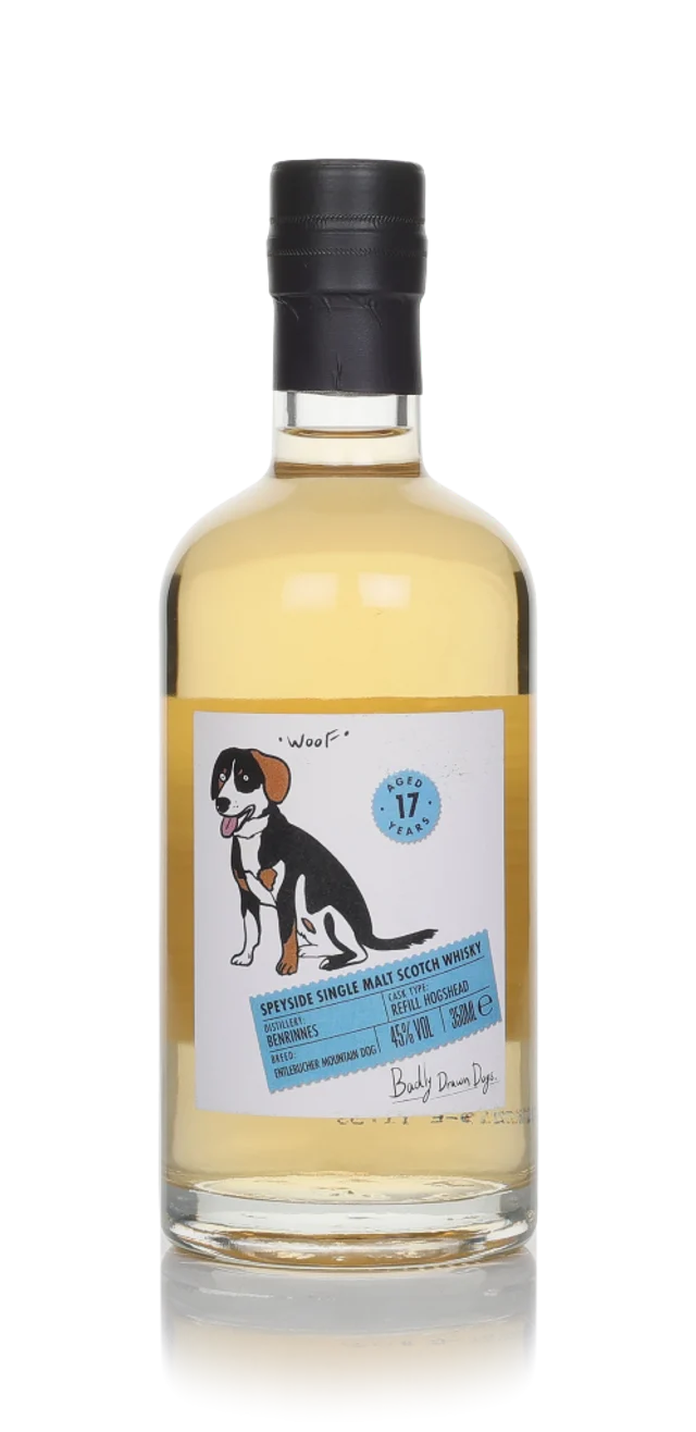 Benrinnes 17 Year Old - Badly Drawn Dogs Single Malt Scotch Whisky | 350ML