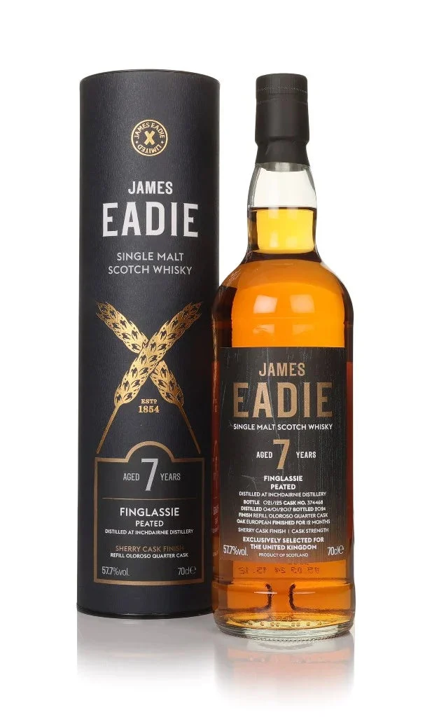 Finglassie 7 Year Old 2017 Cask #374468 James Eadie Single Malt Scotch Whisky | 700ML - Whiskey