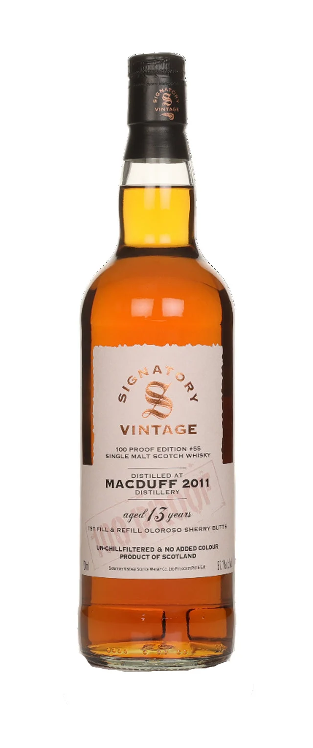 Macduff 13 Year Old 2011 - 100 Proof Edition #55 (Signatory) Single Malt Scotch Whisky | 700ML
