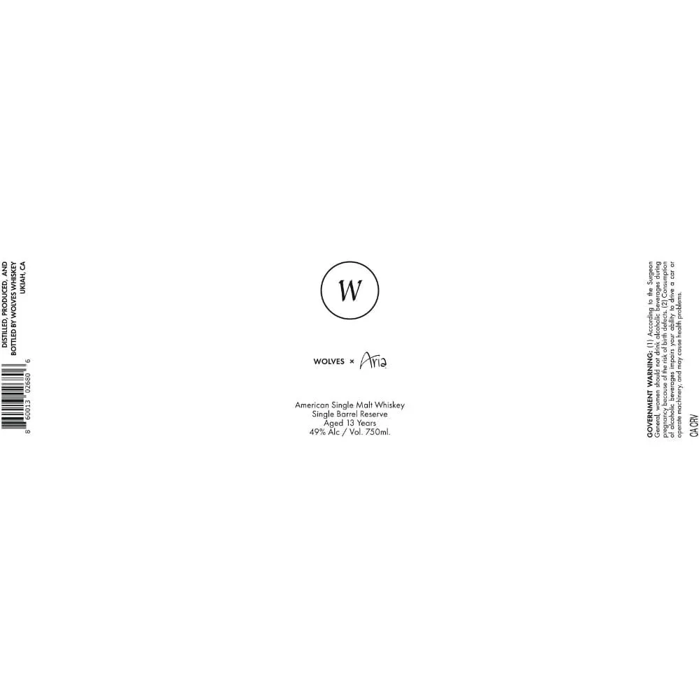 Wolves X Aria 13 Year Old Single Malt Whiskey