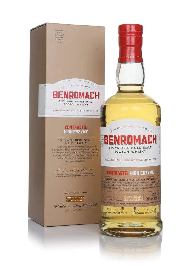Benromach Contrasts: High Enzyme 2012 Single Malt Scotch Whisky | 700ML - Whiskey