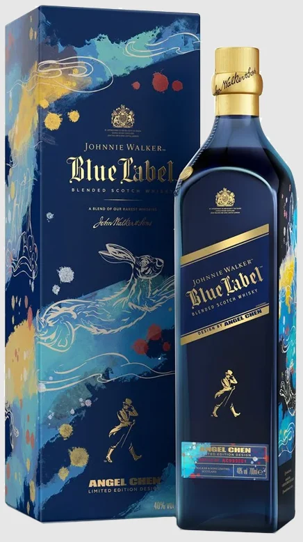 Johnnie Walker Blue The Year of the Rabbit Blended Scotch Whisky | 1L - Whiskey