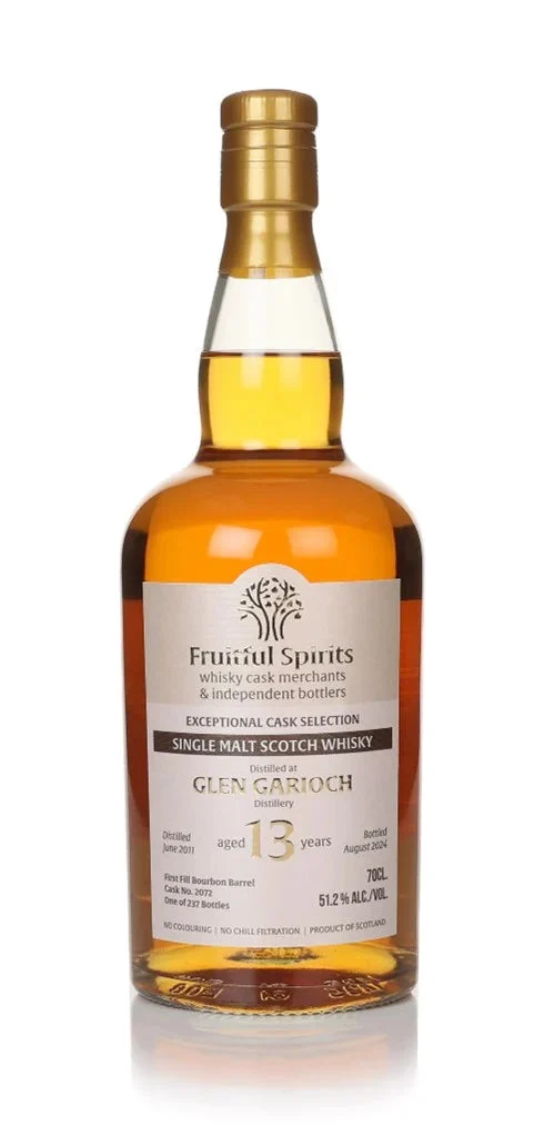 Glen Garioch 13 Year Old 2011 Cask #2072 Exceptional Cask Selection Fruitful Spirits Single Malt Scotch Whisky | 700ML - Whiskey
