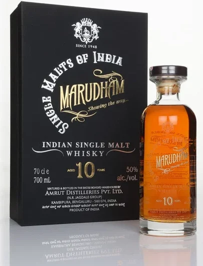 Amrut Single Malts of India Marudham 10 Year Old Whisky | 700ML - Whiskey