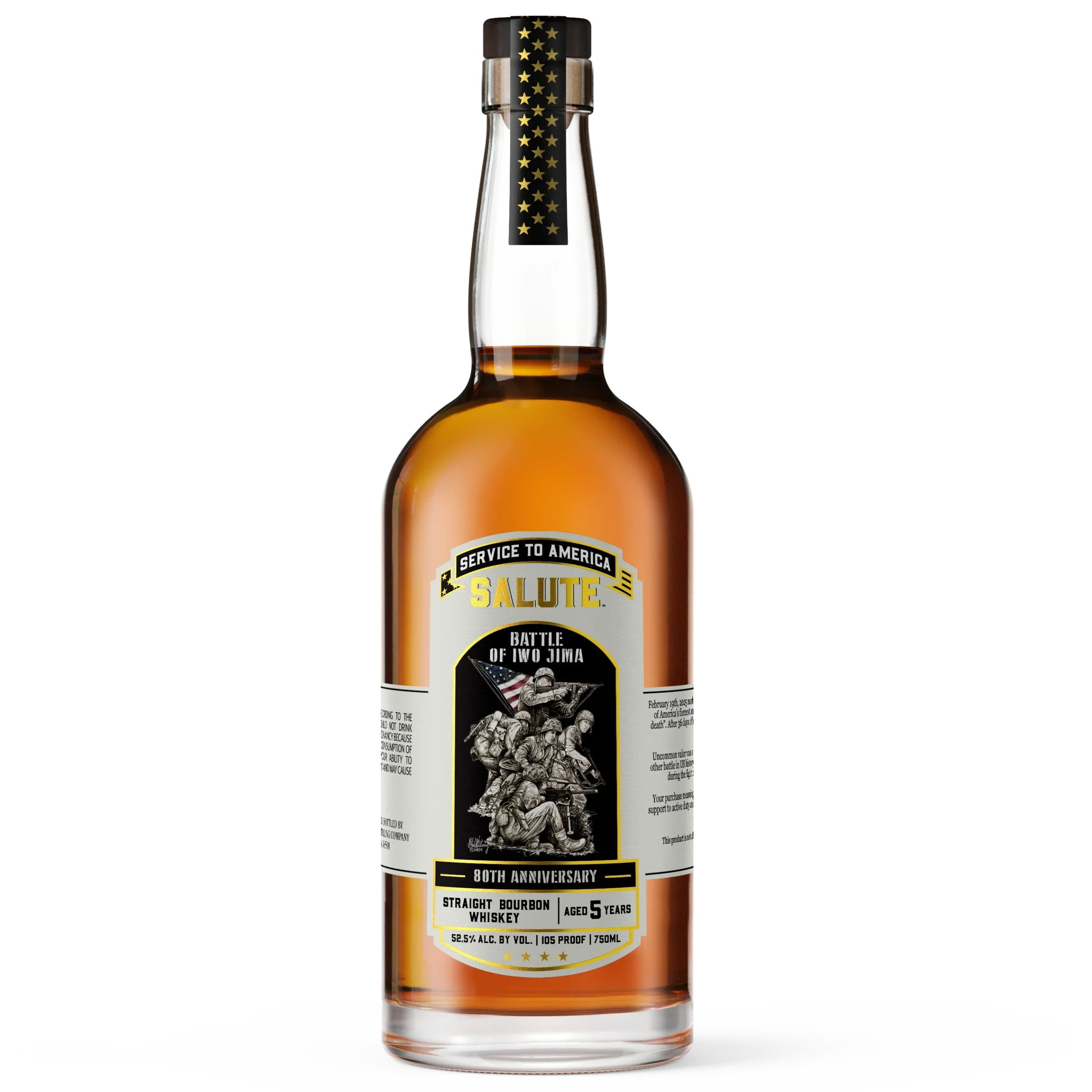Service to America Salute | Battle of Iwo Jima | Straight Bourbon Whiskey | Limited Edition