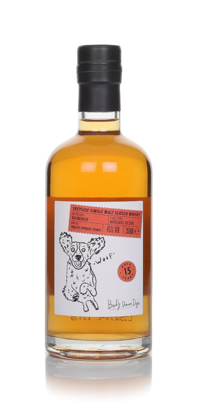 Balmenach 15 Year Old - Badly Drawn Dogs Single Malt Scotch Whisky | 350ML