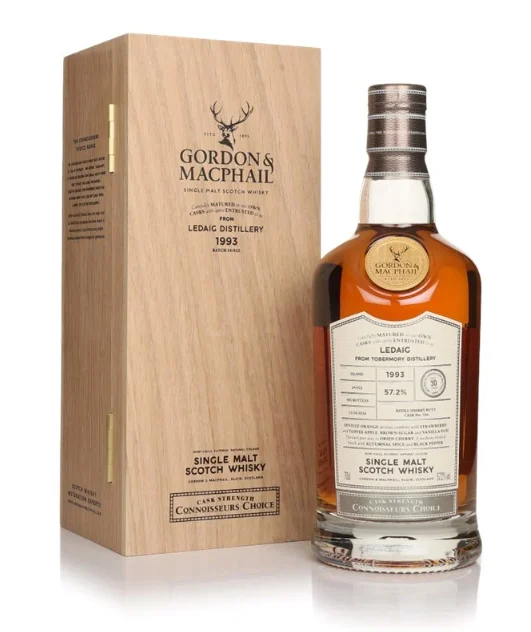 Ledaig 30 Year Old 1993 Cask #706 Connoisseurs Choice Gordon & MacPhail Single Malt Scotch Whisky | 700ML - Whiskey