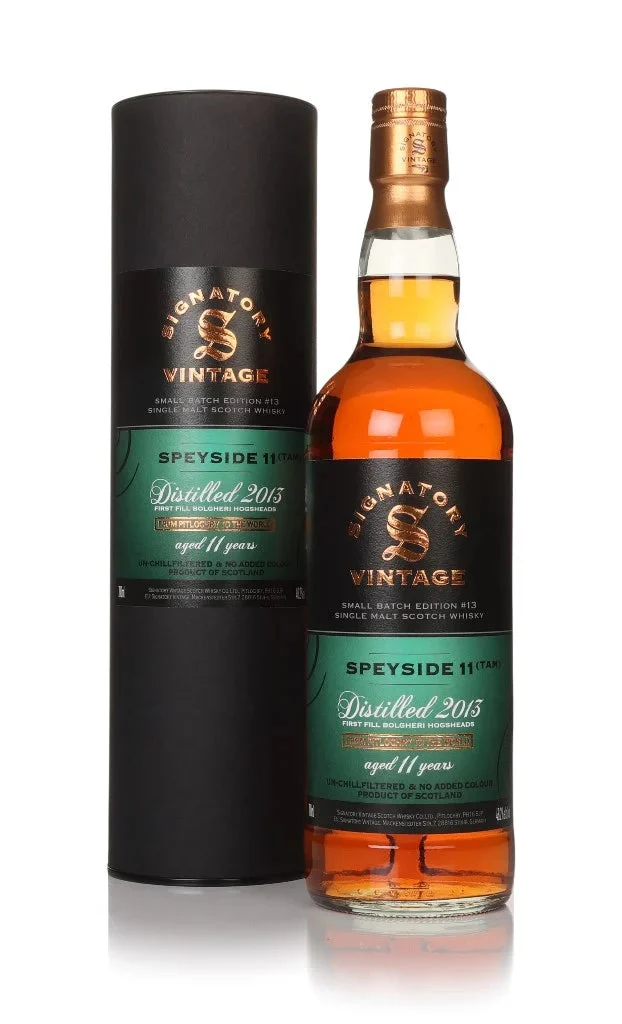 Speyside (TAM) 11 Year Old 2013 Small Batch Edition #13 (Signatory) Single Malt Scotch Whisky | 700ML - Whiskey