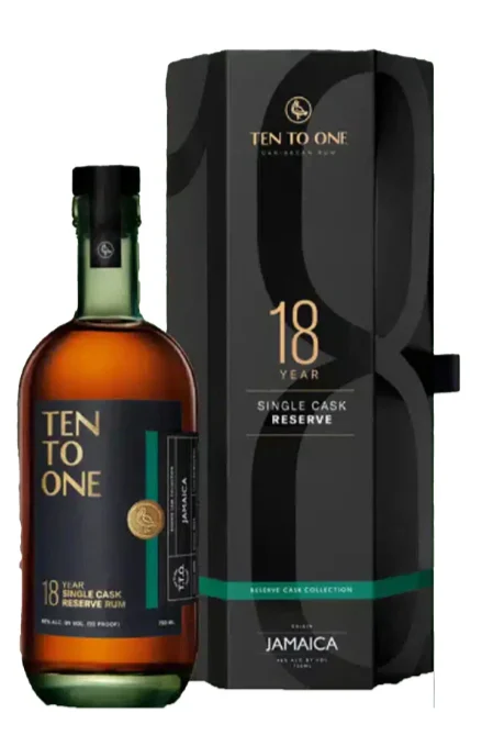 Ten To One 18 Year Old Jamaica Reserve Collection Dark Rum