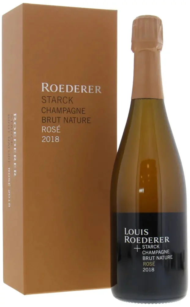 2018 | Louis Roederer | et Philippe Starck Brut Nature Millesime Rose - Wine