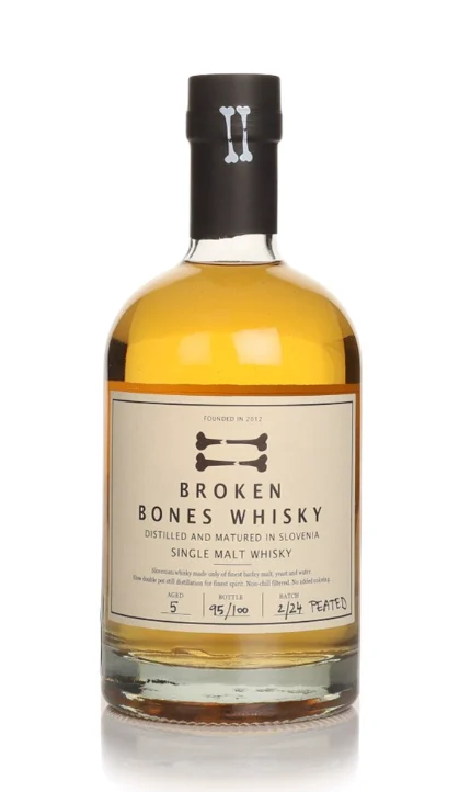 Broken Bones 5 Year Old Peated Single Malt Whisky | 700ML - Whiskey