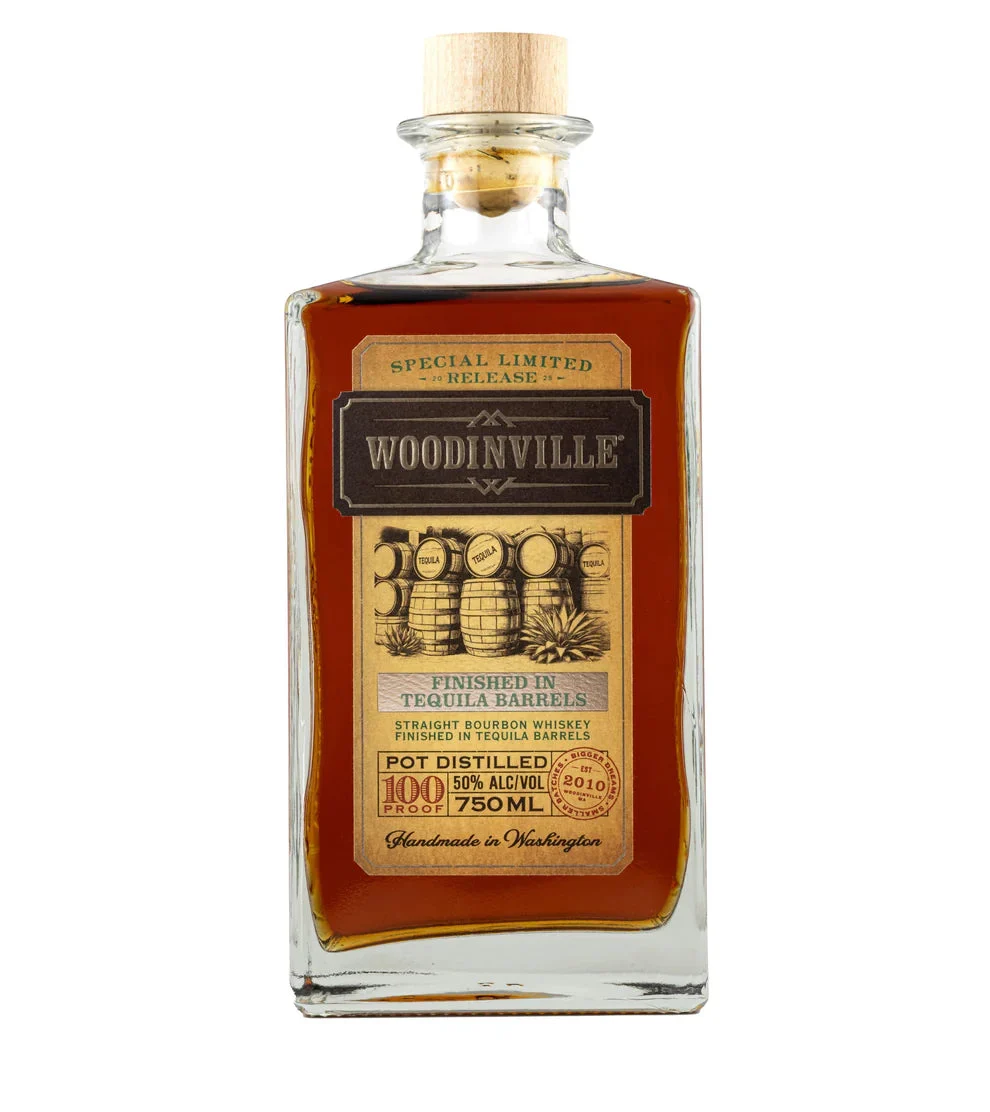 Woodinville Finished in Tequila Barrels Straight Bourbon Whiskey