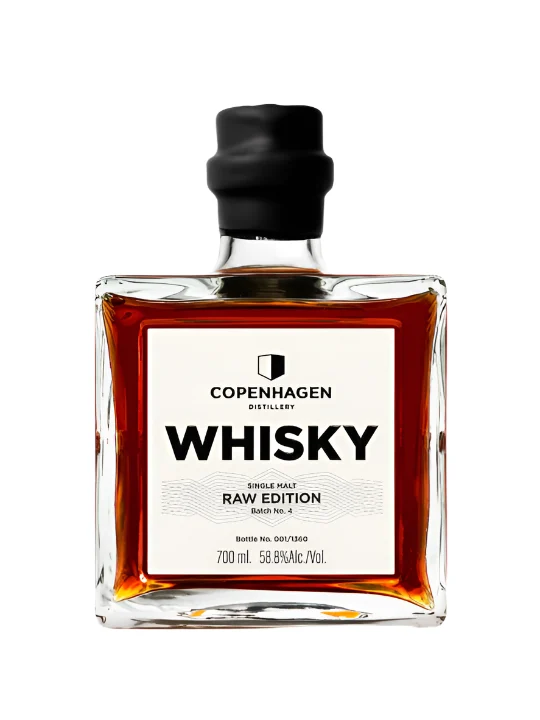 Copenhagen Distillery | Raw Edition Batch #4 | Single Malt Whisky | 700ML - Whiskey