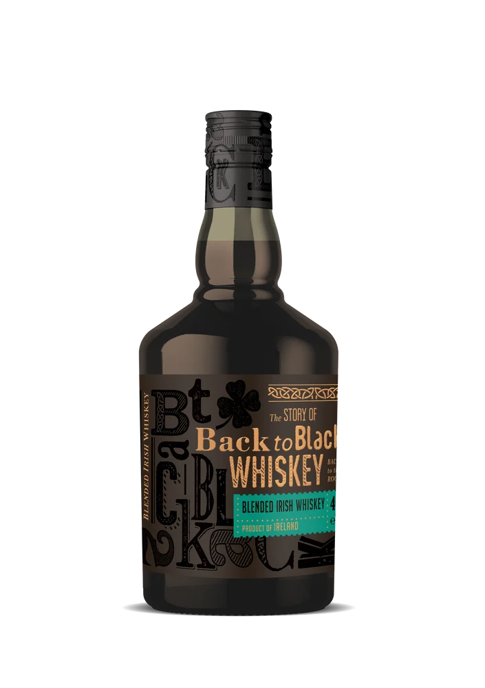 The Story of Back to Black Blended Irish Whisky | 700ML - Whiskey