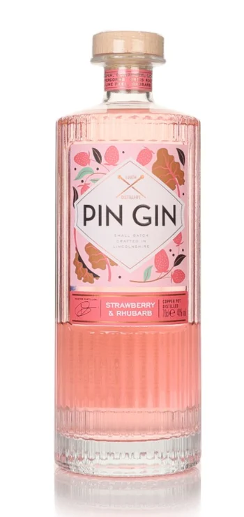 Pin Strawberry & Rhubarb Gin | 700ML