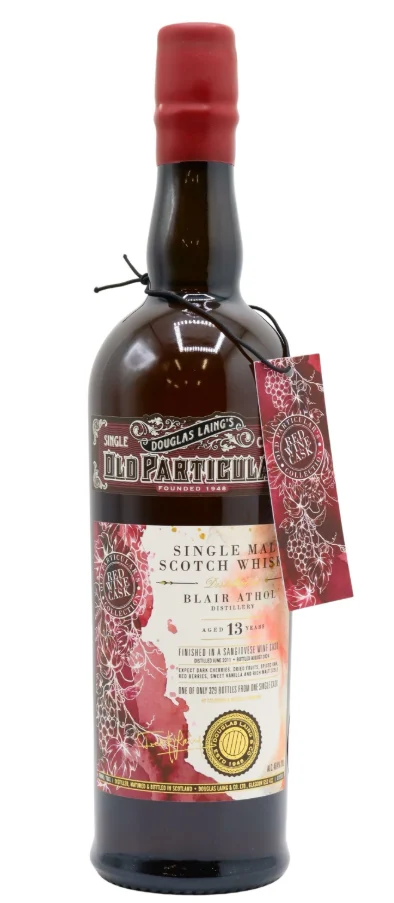 Blair Athol Red Wine Cask Collection Sangiovese Cask 13 Year Old Single Malt Scotch Whisky | 700ML - Whiskey