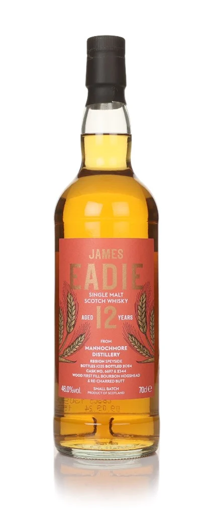 Mannochmore 12 Year Old Bottled 2024 Cask #6697 & #2344 Small Batch James Eadie Single Malt Scotch Whisky | 700ML - Whiskey