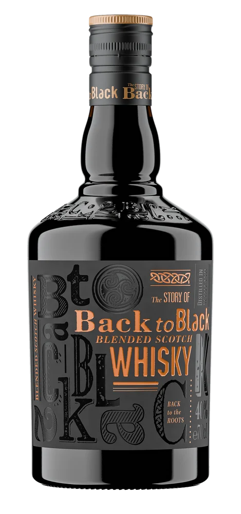 The Story of Back to Black Blended Scotch Whisky | 700ML - Whiskey