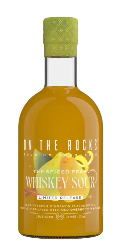 On The Rocks Spiced Pear Whiskey Sour Limited Release Cocktail | 375ML