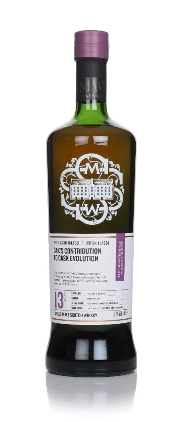 Mannochmore 13 Year Old 2009 Cask #64.136 - (The Scotch Malt Whisky Society) Single Malt Scotch Whisky