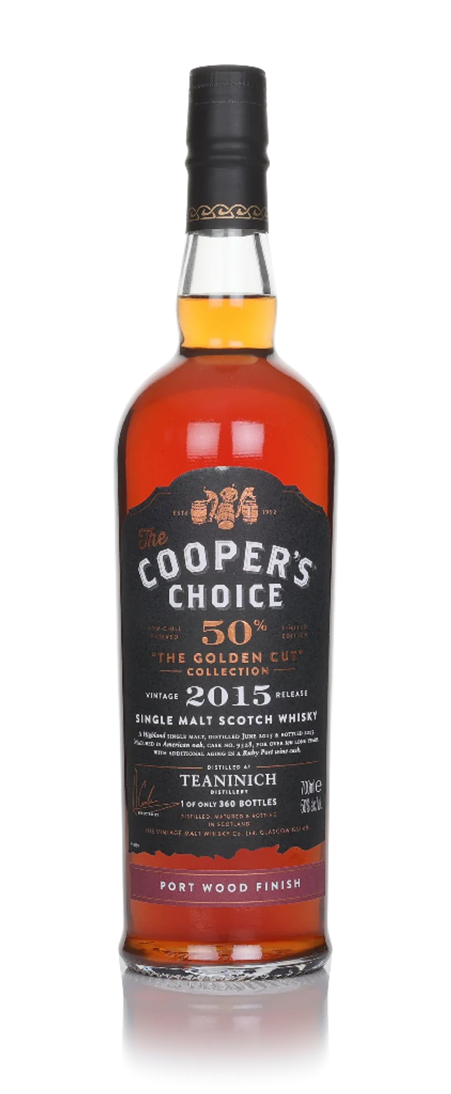 Teaninich 10 Year Old 2015 - The Cooper's Choice The Golden Cut Collection Single Malt Scotch Whisky | 700ML