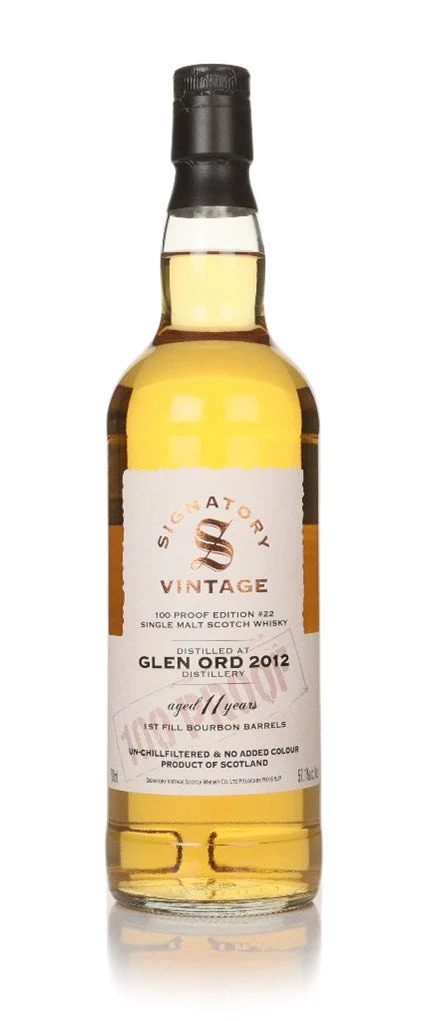 Glen Ord 11 Year Old 2012 - 100 Proof Edition #22 (Signatory) Single Malt Scotch Whisky | 700ML