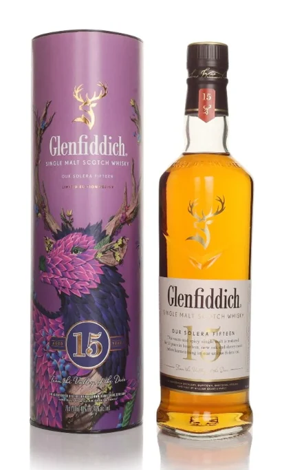 Glenfiddich 15 Year Old Solera Limited Edition Design Single Malt Scotch Whisky | 700ML - Whiskey